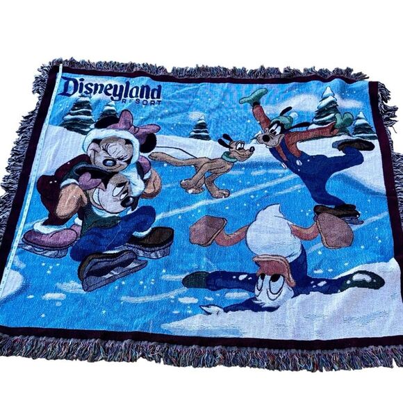 Disneyland Disney Character Tapestry Wall Hanging Blanket Large